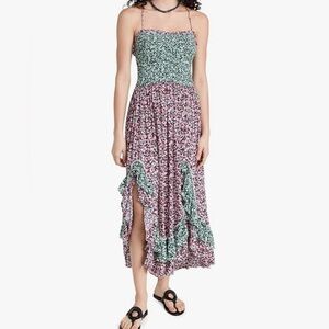 slim fit dress slacks Free People Adriel Midi Dress main image 0